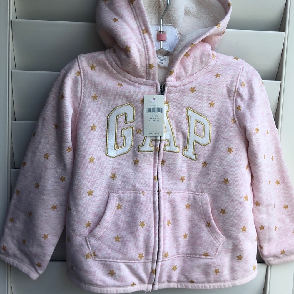 babyGap Logo Sherpa-Lined Hoodie